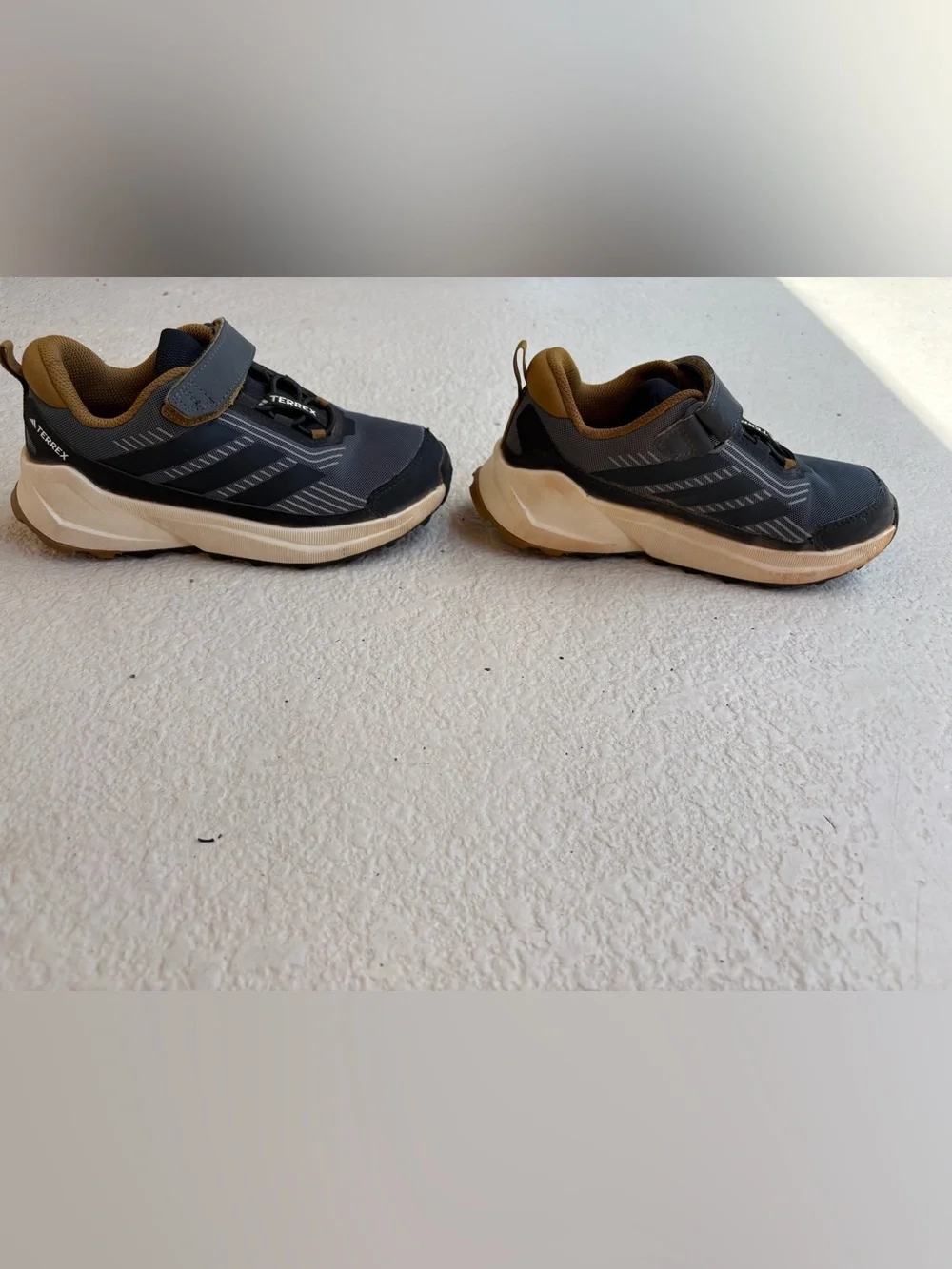 adidas Terrex Trailmaker 2 Kids' Hiking Shoes - Black & Brown size 13.5